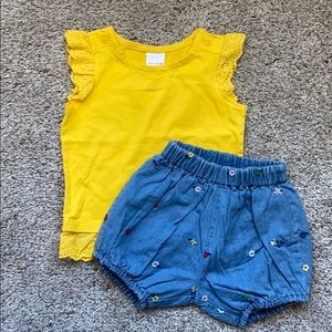 Hanna Andersson Toddler Girls Outfit, 2T NWT